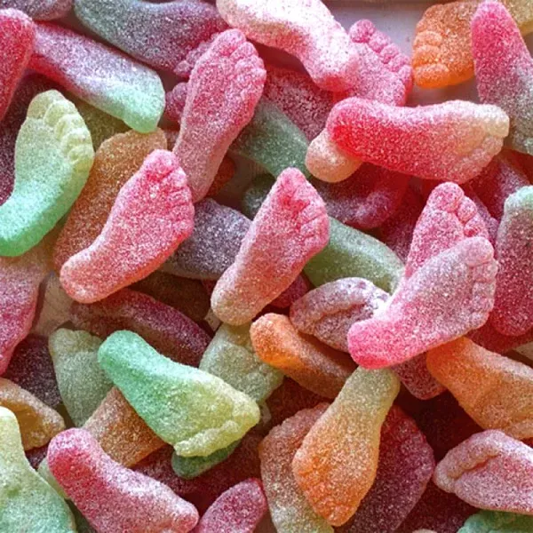 Zure Gekleurde Voeten