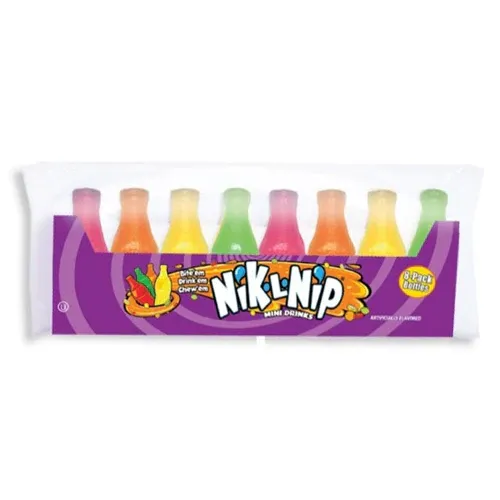 Wax candy bottles - 8 zoete flesjes