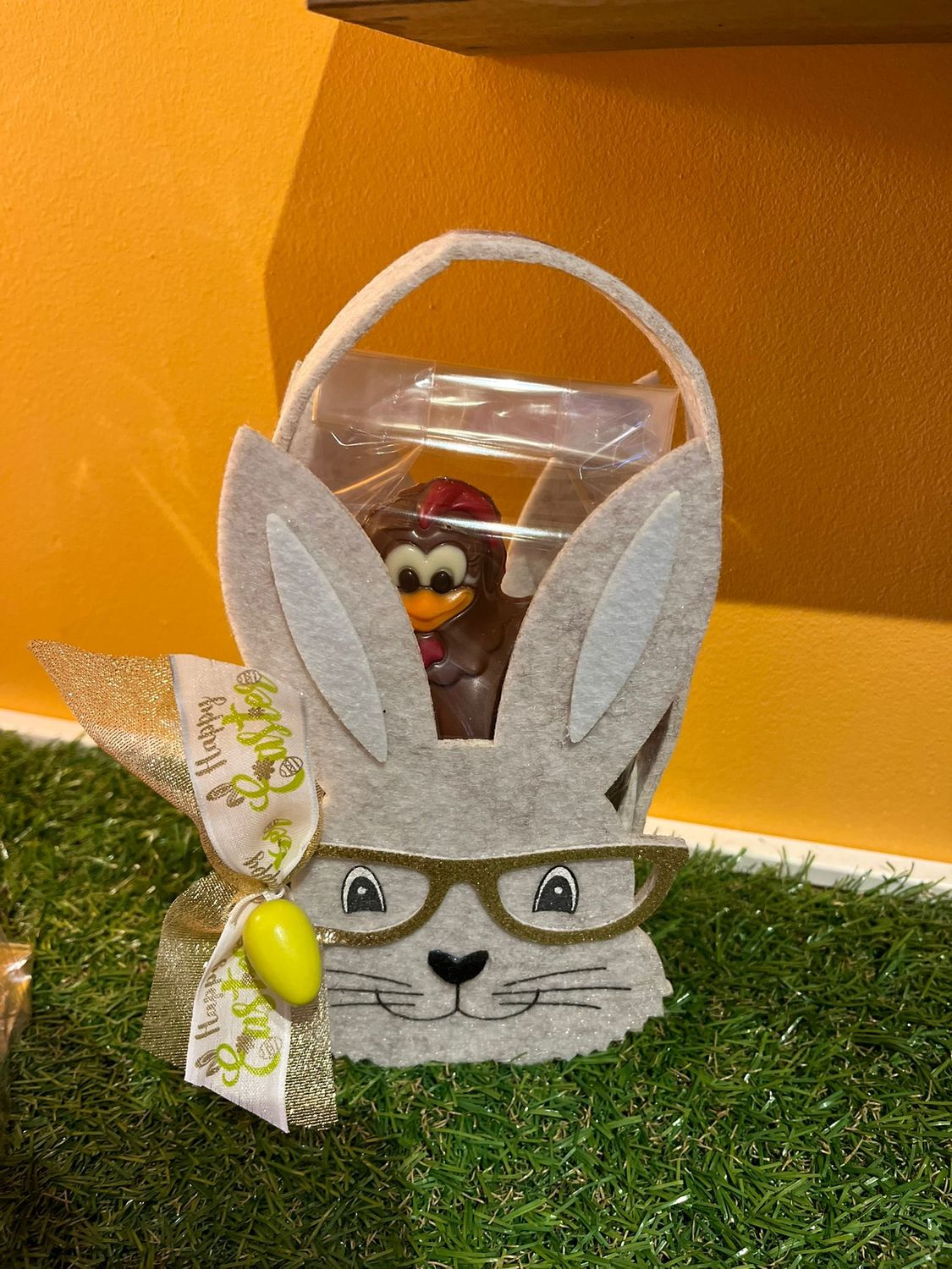 Paaszakje met Vilten Paaszakje &amp; Chocolade 🍫🐰