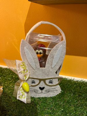 Paaszakje met Vilten Paaszakje &amp; Chocolade 🍫🐰
