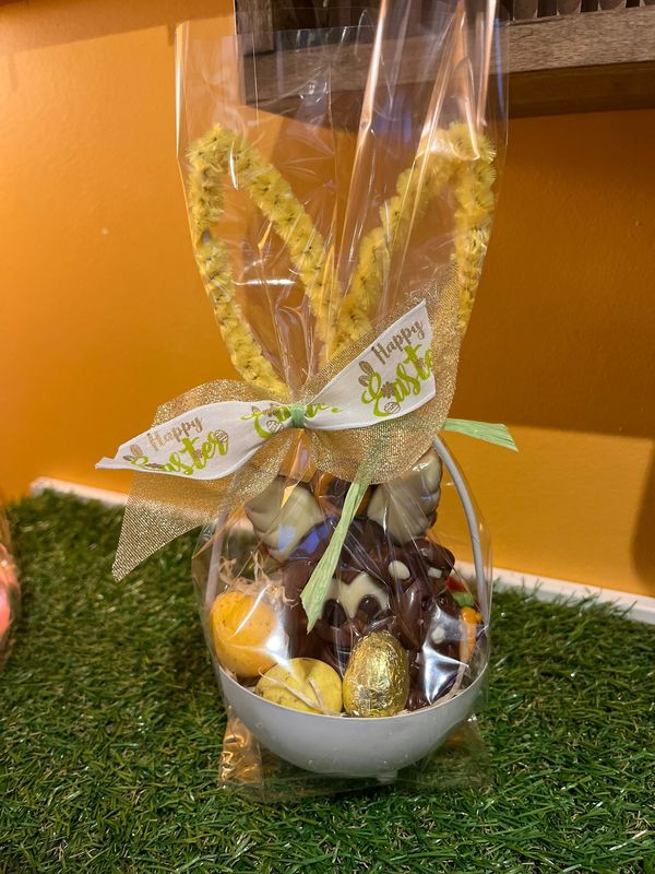 Luxe Paaspotje met Chocolade &amp; Decoratieve Paasoren 🐰🍫