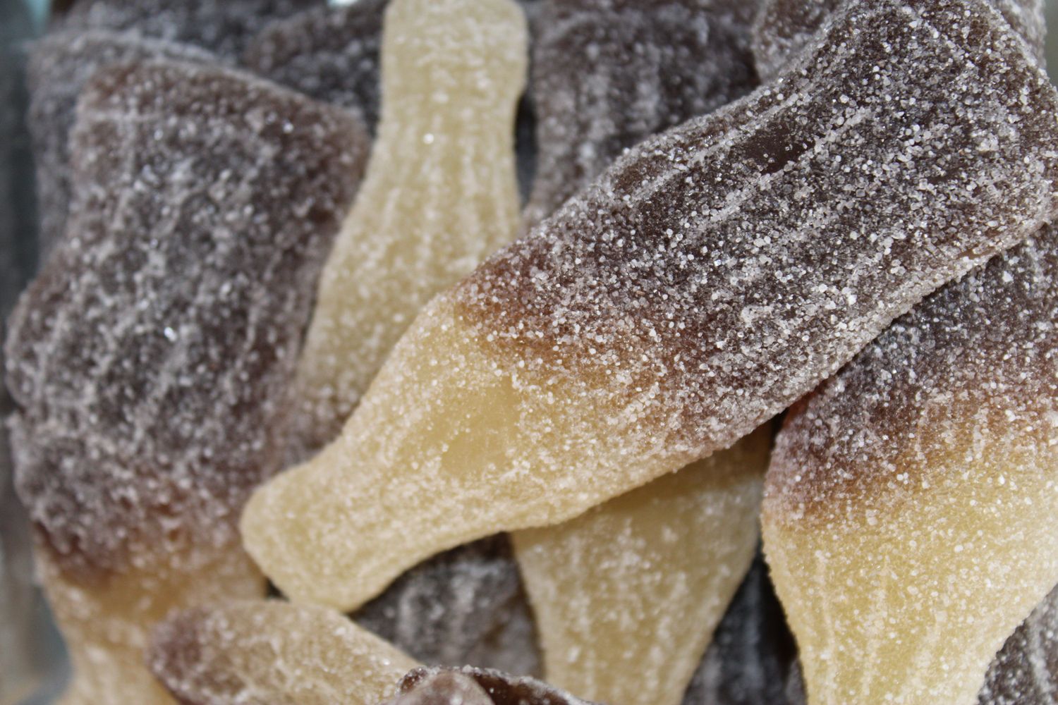 Grote colafles snoep