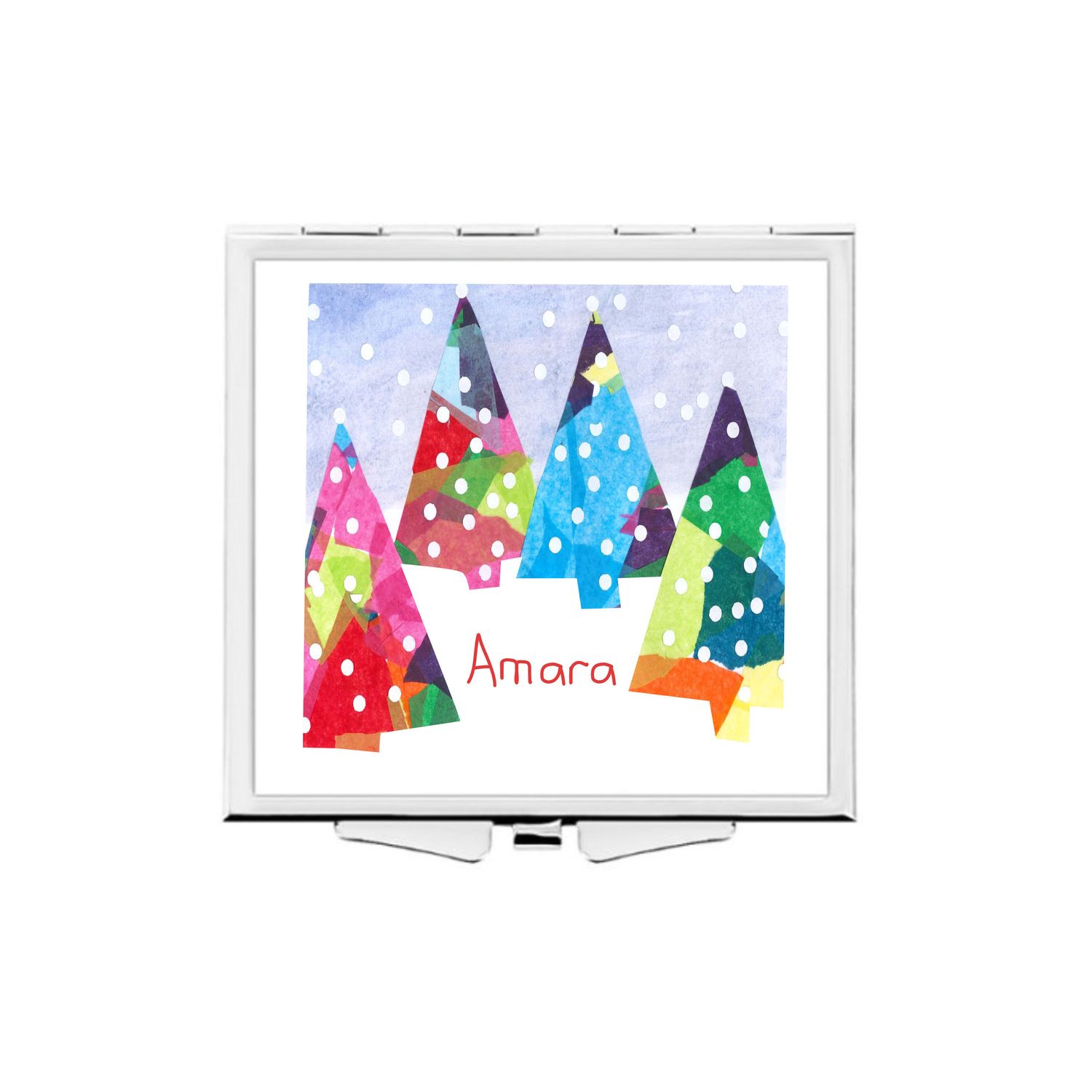 Christmas Compact Mirror