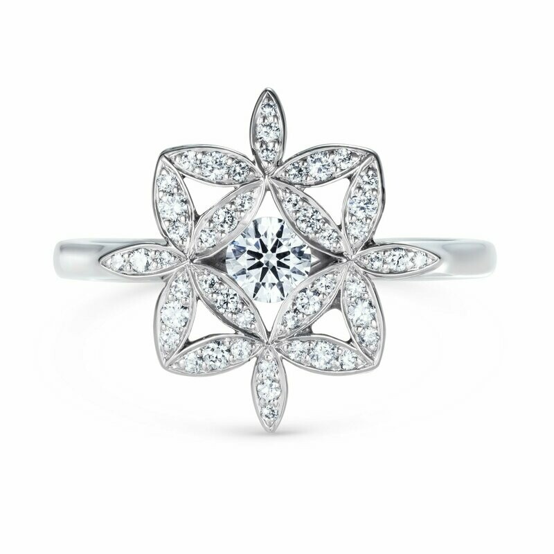 Yasmin Diamond Ring Platinum