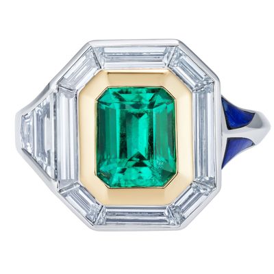 Emerald Star Nebula Ring