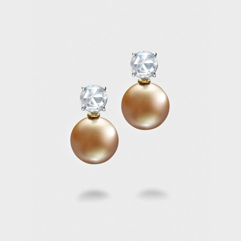 Malabar gold pearl earrings sale