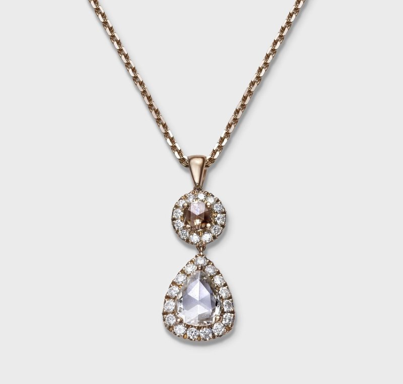 Zahr 1.26ct Diamond Pendant 18k Rose Gold
