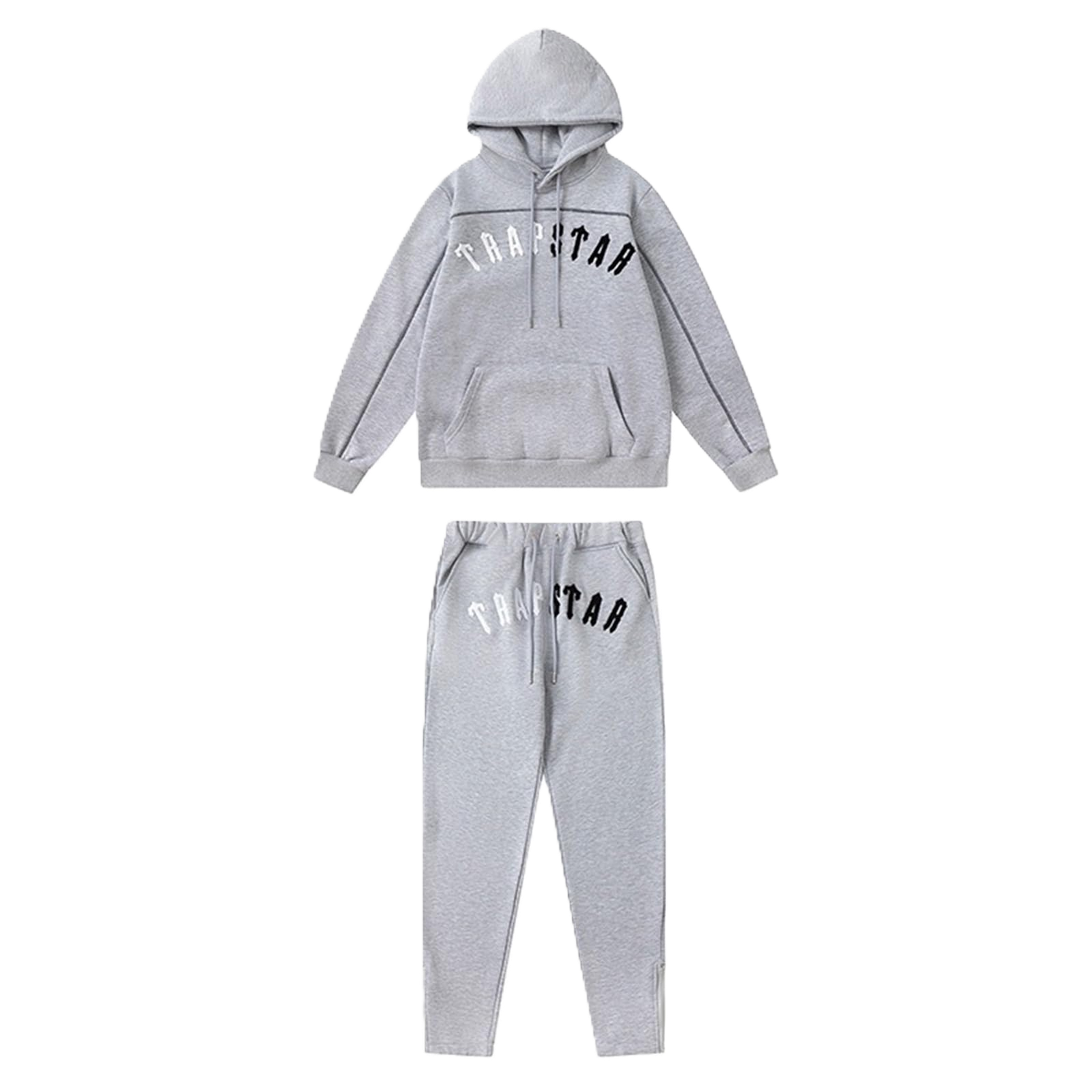 TRAPSTAR CHENILLE GREY WHITE BLACK
