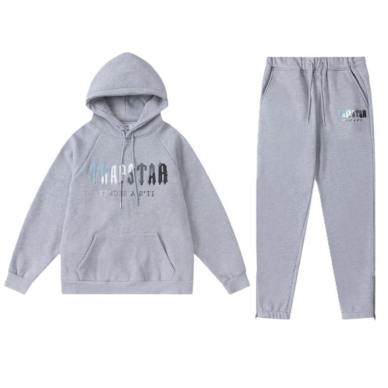 TRAPSTAR CHENILLE BLUE WHITE GREY  BLACK