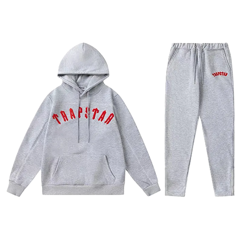 Trapstar Chenille GREY RED