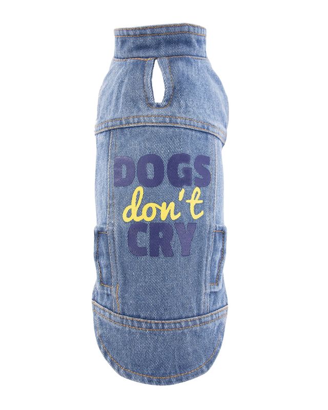 Veste manteau en jean pour chien - Dogs don't cry - Martin Sellier