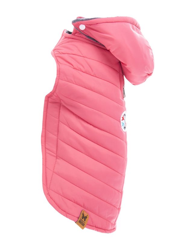 Doudoune à capuche rose collection « Flocon » - Martin Sellier