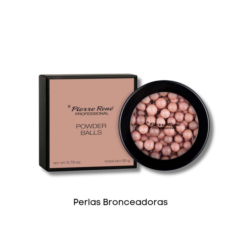Polvos o perlas bronceadoras