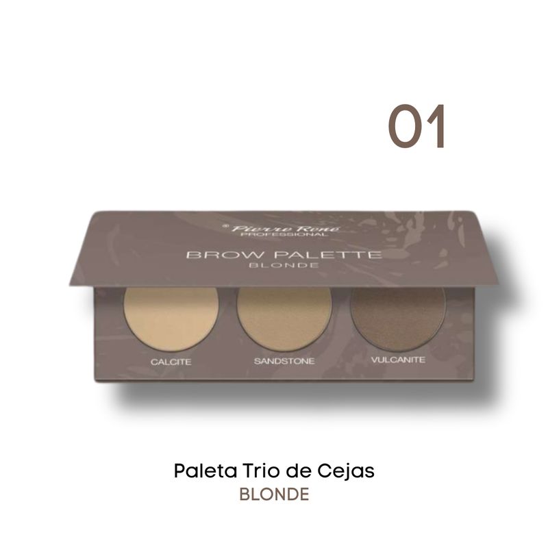Paleta en Polvo Trio para Cejas