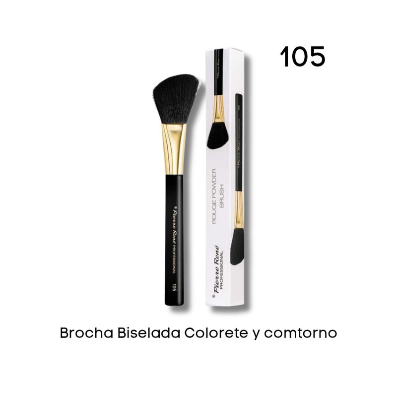 Brocha Biselada Colorete 105PR