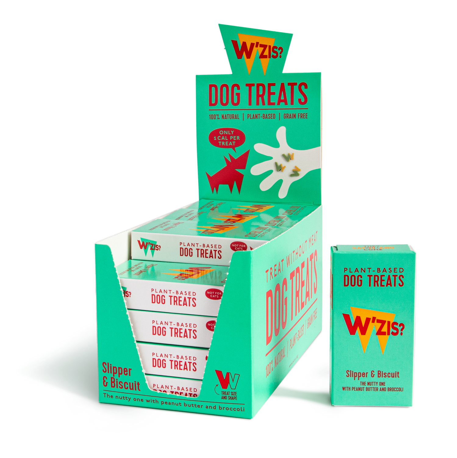 W'Zis Slipper & Biscuit Dog Treats (Vegan)