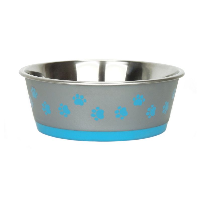 Classic Hybrid Blue Paws Bowl Large