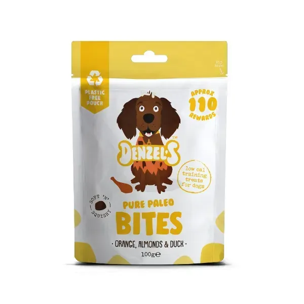 Denzel's Pure Paleo Bites - Orange, Almonds & Duck