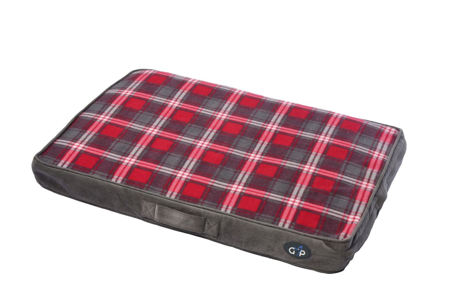 Cat Bed - Essence Lounger Medium - Red Check