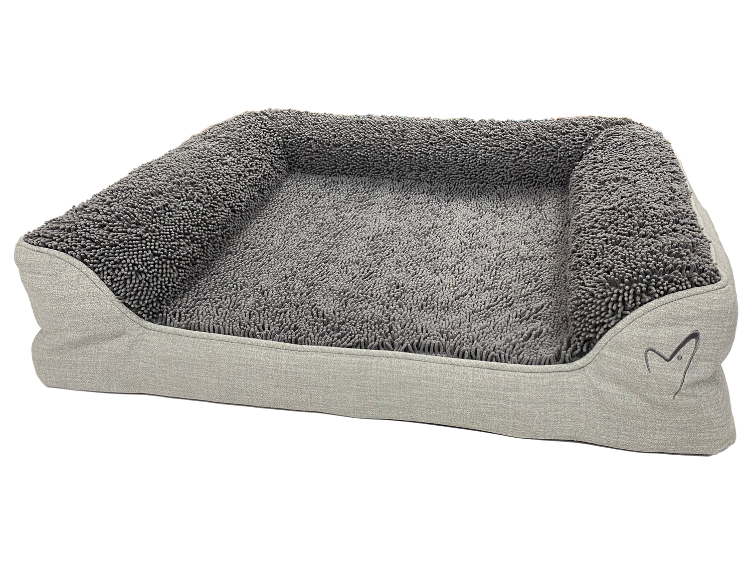 Noodle Dog Bed - X Large Grey