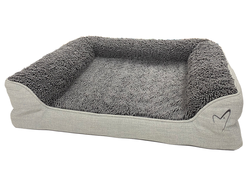 Noodle Dog Bed - X Large Grey