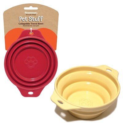Rosewood Pet Stuff Collapsible Travel Bowl