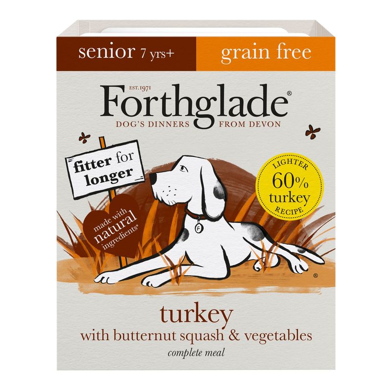 Forthglade Senior Complete Grain Free Turkey & Veg