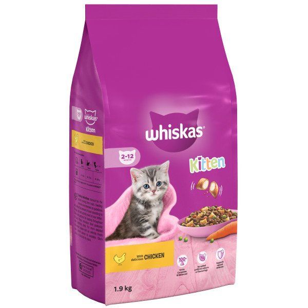 Whiskas Dry 2-12 Month Kitten Chicken
