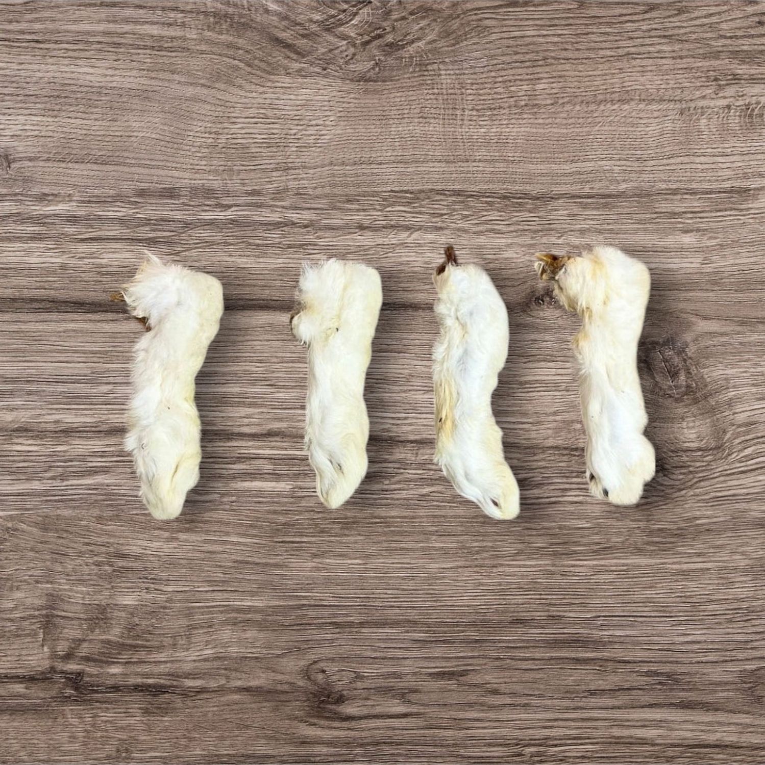 Dried Rabbit Feet With Fur - 1kg