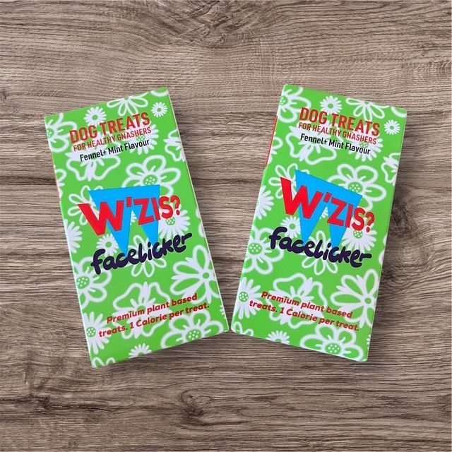 W'zis Facelicker Dental Dog Treats (Vegan) x 2