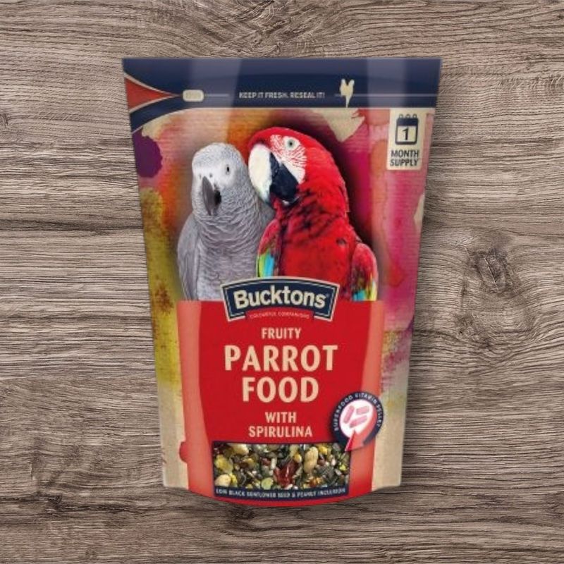 Bucktons Fruity Parrot Food with Spirulina