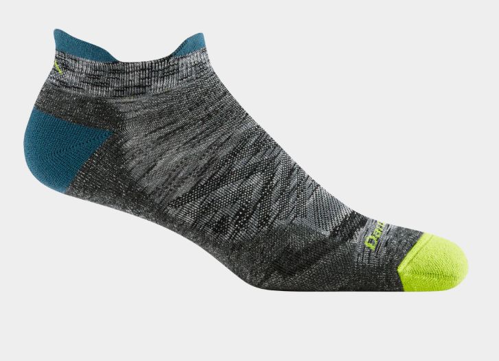 Darn Tough - Men's Run - No Show, Ultra-Lightweight w/Cushion - 1039, Colour: Comet, Size: Large