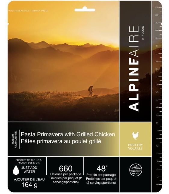 Alpineaire - Pasta Primavera w/Grilled Chicken