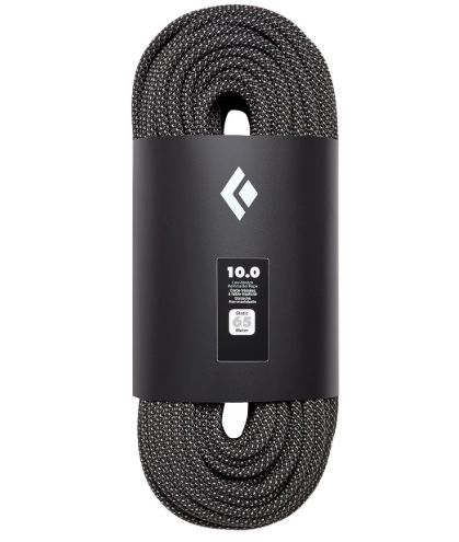 Black Diamond - 10.0 Rope - 65m, Static - Black