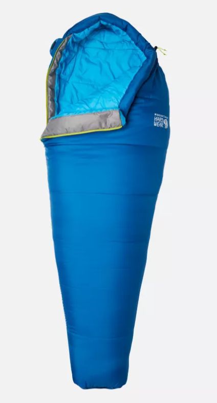 Mountain Hardwear - Kids Bozeman Sleeping Bag, Adjustable, LH, Colour: Blue