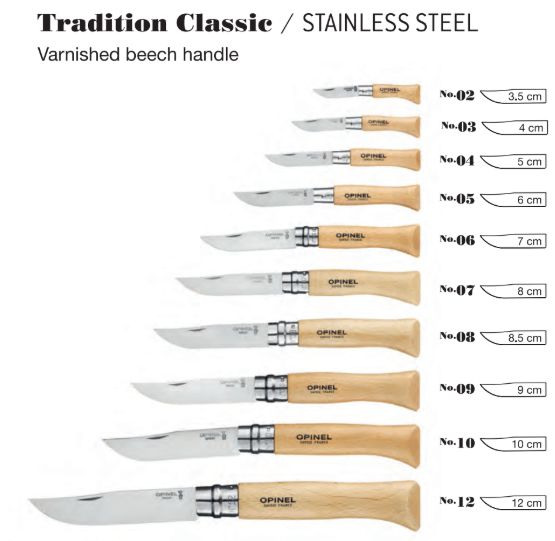 Opinel - Tradition Classic - Stainless Steel