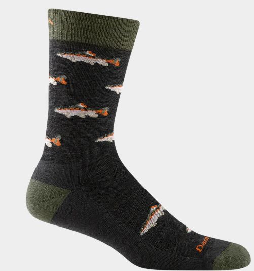 Darn Tough - Men's Lifestyle - Spey Fly Crew Lightweight w/cushion