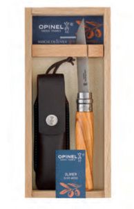 Opinel - No 08, Wooden Gift Box - Olive Wood