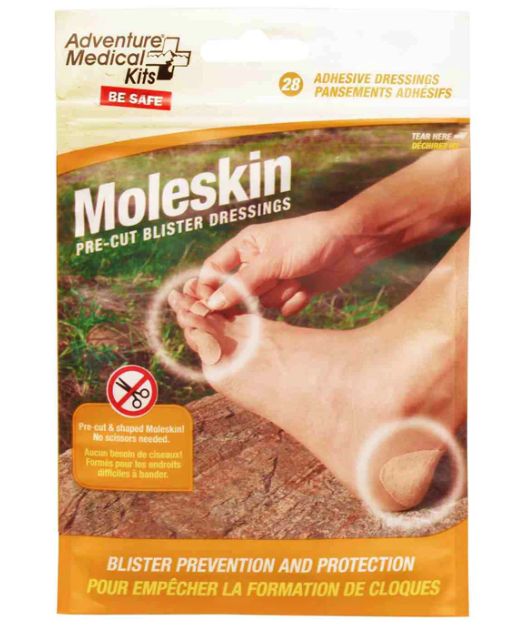 Adventure Medical - Moleskin, Pre-Cut Blister Dressing
