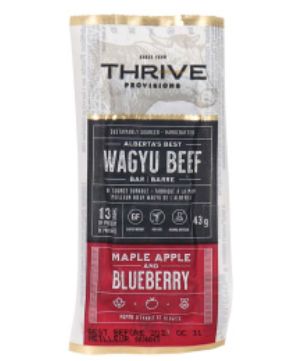 Thrive - Maple, Apple and Blueberry Beef Protein Bar