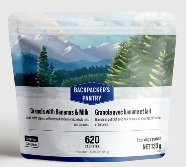BackPackers Pantry - Granola with Bananas, Milk &amp; Almonds <