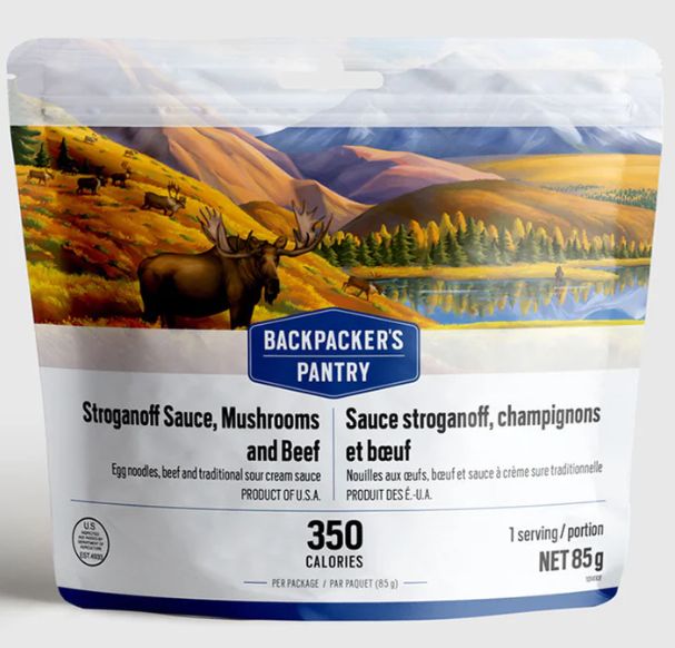 BackPackers Pantry - Stroganoff Sauce, Egg Noodles, Beef &amp; Mushroom
