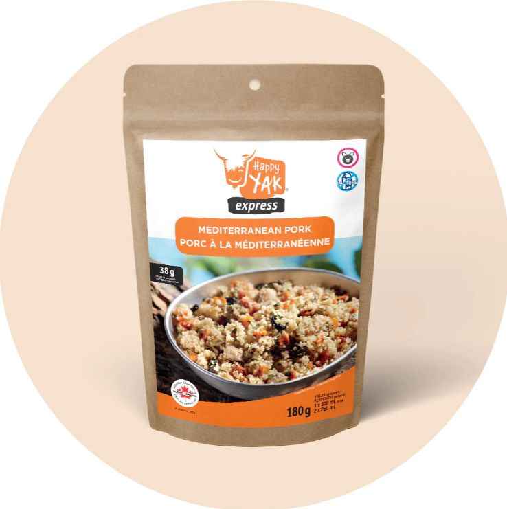 Happy Yak - Mediterranean Pork, 1 Serving