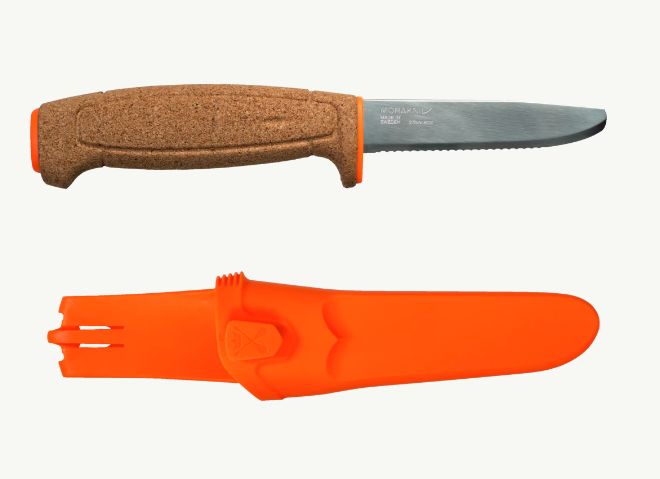 MoraKniv - Floating Knife Blunt Tip - Serrated - Hi-Vis Orange