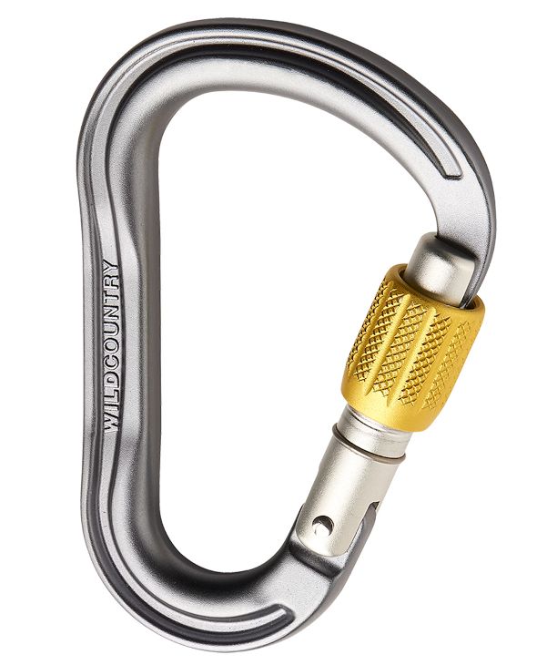 Wild Country - Xenon HMS Carabiner, Colour: Grey/Yellow, Type: HMS