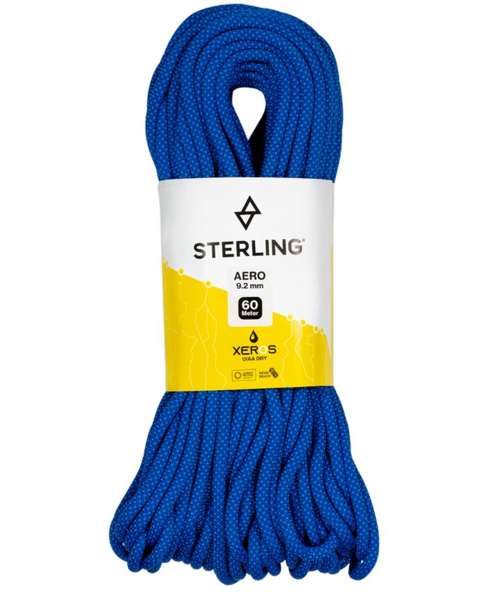 Sterling - Aero 9.2mm XEROS Rope, Colour: Blue, Size: 40m