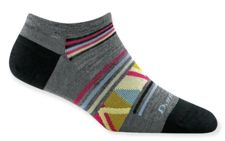 Darn Tough - Women's Lifestyle - No Show, Light - 6002, Size &amp; Colour: Gray/ Small