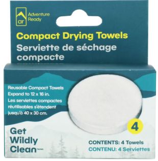 Adventure Ready - Compact Drying Towels - Refill (4 Pack)