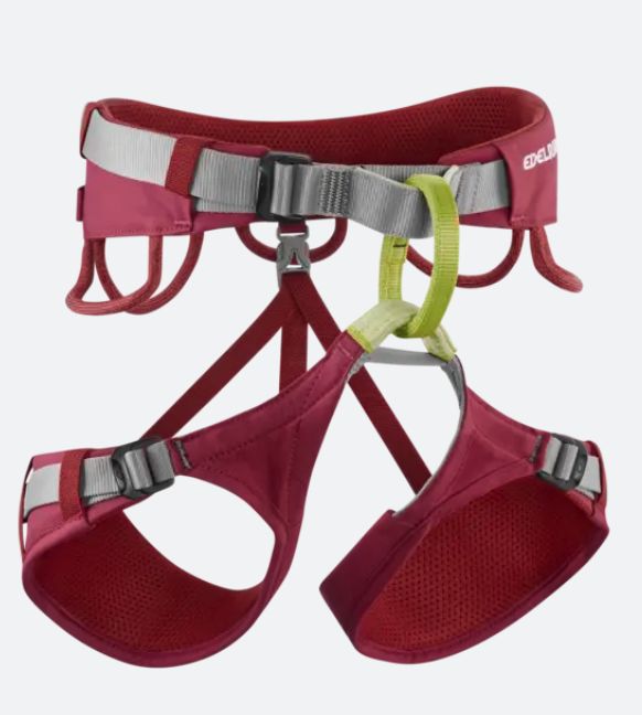 Edelrid - Jayne IV Women's Harness, Colour: Rhubarb Red, Size: Medium
