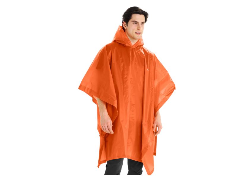 Coghlan's - Rain Poncho Emergency - Orange, Colour: Orange